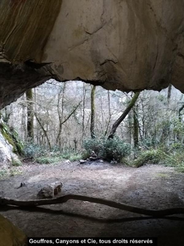 L'entrée vue de l'intérieur