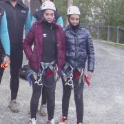 Maeva et Jade les benjamines de la sortie