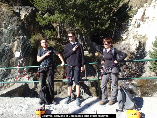 retour au véhicule après 30' de descente