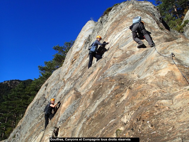 La descente vers le col