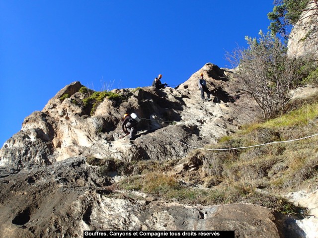 Début de la descente